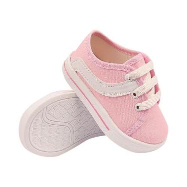 Imagem de Sapatinho Tênis Bebe B2A KIDS infantil Social Baby TSB60, Rosa, 23