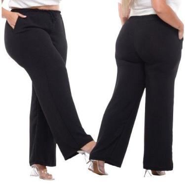 Imagem de Calça Pantalona Plus Size de Duna Bem soltinha - Estilo e Conforto - J