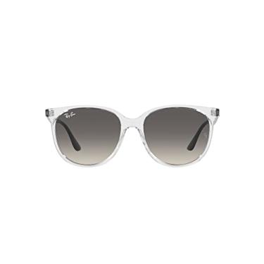 Imagem de Ray-Ban Óculos de sol quadrados femininos RB4378, Transparente/Gradiente cinza, 54 mm