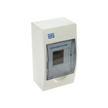 Imagem de Quadro De Distribuição Weg Para 4 Disjuntor Din De Sobrepor