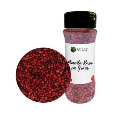 Imagem de Pimenta Rosa em Grãos Premium Alta Qualidade Pote com Dosador 30g  - N