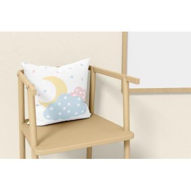 Imagem de Almofada com enchimento Infantil Lua Nuvens Candy - Fabrika de Festa