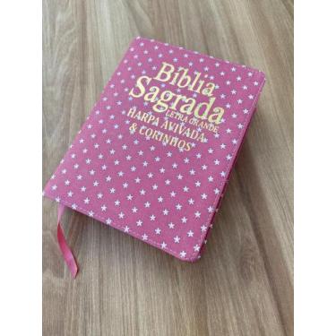 Imagem de Bíblia pequena Completa Com Harpa e corinhos E Índice digital - CPP, R