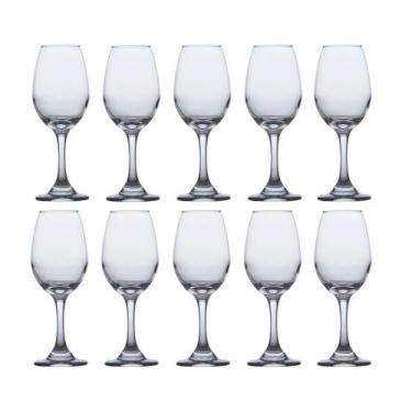 Imagem de Kit 10 Taça de Vinho Resistente Vinho tinto Agua 365ml -Luxo - CRISTAR