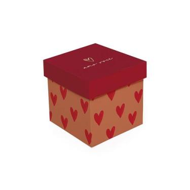 Imagem de Caixa Cubo - Season Love - 1 unidade - Cromus - Rizzo, M 15x15x15cm