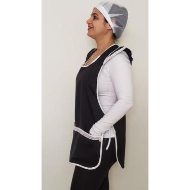 Imagem de kit Bata Avental e touca - Armarinho Neves, Branco