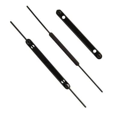 Imagem de Grampo Trilho Plástico Preto 50 unidades - Fixpaper