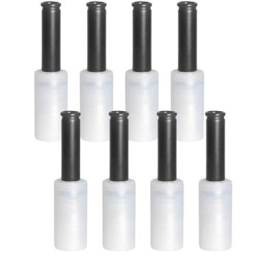 Imagem de Kit 8 Bobina Filme Stretch Manopla 10cmX100m Colorido - Escritex, Tran