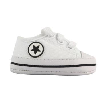 Imagem de Sapatinho Estilo Stars Bebê Branco Infantil - BATUTINHAS BABY, P - 13/