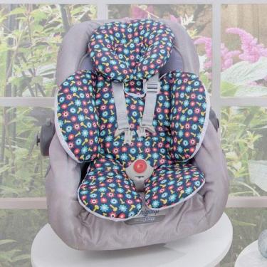 Imagem de Apoio de Corpo para Carrinho e Bebê Conforto Estampada - Miguel Baby, 