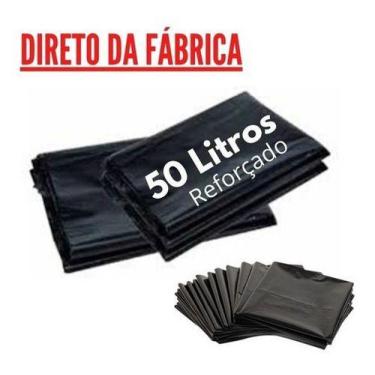 Imagem de Saco De Lixo - 50 Litros Reforçado - (direto Da Fábrica) - HIGIPACK