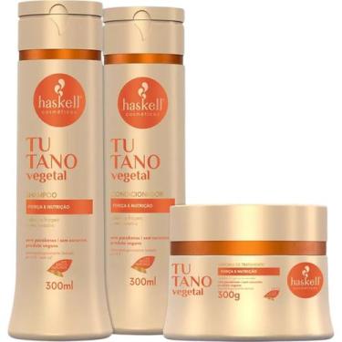 Imagem de Kit Haskell Tutano Shampoo 300ML 1 Condicionador 300ML 1 Mascara 300ML