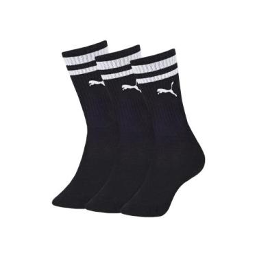 Imagem de Kit Com 3 Pares Meia Esportiva Masculina Cano Longo - Selene, Único - 