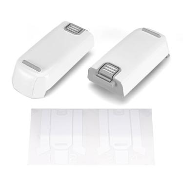 Imagem de WRAPGRADE Adesivos compatíveis com DJI NEO Two Batteries (Racing White)