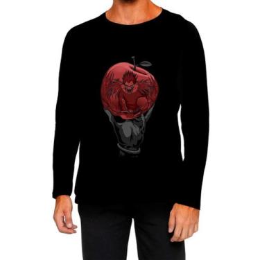 Imagem de Camiseta Manga Longa Ads death note ryuk maçã kira - Fabriqueta, XG