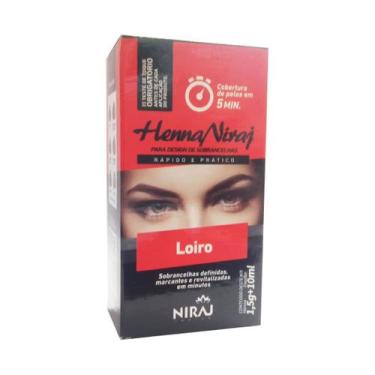 Imagem de Henna Sobrancelha Loiro 1,5g - Niraj