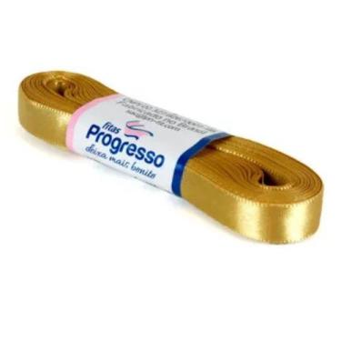 Imagem de Fita de Cetim Progresso 10mm nº2 - 10m Cor 228 Ouro - 01 unidade - Fit
