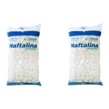 Imagem de N A F T A L I N A Pura Bolas 2kg Super Concentrado Sanilar