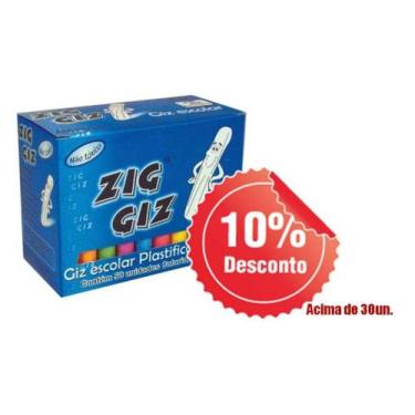 Imagem de Giz Colorido Zig Giz - 50 unidades