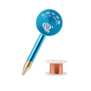 Imagem de DBEIXIWEI Caneta Jumper Wire, placa mãe de telefone BGA Chip Jumper Wire Helper com fio jumper de 0,02 mm