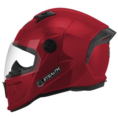Imagem de CAPACETE FECHADO PRO TORK STEALTH SOLID BRILHANTE VERMELHO TAM. 60