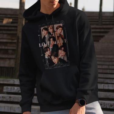 Imagem de Moletom Blusa De Frio Bts Grupo Kpop Coreanos Love Bangtan Boys Unisse