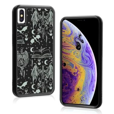 Imagem de Capa de telefone Estética Bookish Fantasy Dragon compatível com capa de iPhone, proteção à prova de choque TPU vintage Dragon Wyverns amantes de livros Sage Swords capa de telefone para meninas e