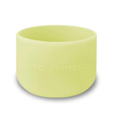 Imagem de GOLDENTEC - Capa de Silicone para Garrafas 350/500/750ml Goldentec Amarelo