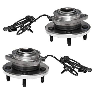 Imagem de Conjunto de cubo e rolamento da roda dianteira compatível com Jeep Commander 2006-2010 2005 06 07 08 09 2010 Grand Cherokee AUQDD 513234 x2 (par) [5 Lug W/ABS]