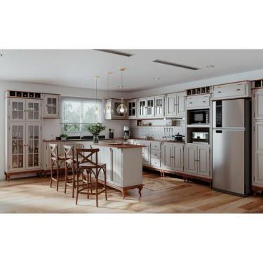 Imagem de Cozinha Modulada Completa de Madeira Hannover - M503 - Linz, Laca - Ve