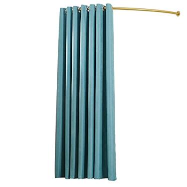 Imagem de Divisória de privacidade de vestiário simples e portátil para vestiário, kit de cortina removível, moldura de metal resistente, fácil de instalar e usar