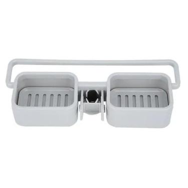 Imagem de STO687 - Porta Sabão Bucha Esponja Suporte Para Pia E Torneira - Shopm