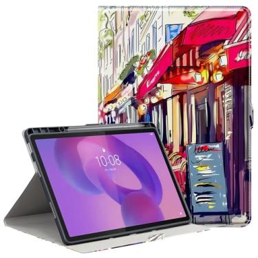Imagem de Derwere Capa para Lenovo Idea Tab Pro com suporte para caneta, capa magnética de silicone à prova de choque para Lenovo Tab Pro 12,7 polegadas 2025 TB373FU, BLJD