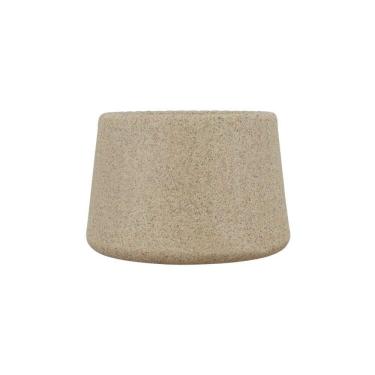 Imagem de Vaso Tramontina Lótus Em Polietileno Granito Areia 8,5 Cm