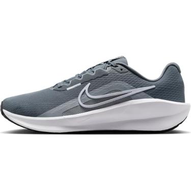 Imagem de Nike Tênis de corrida masculino Downshifter 13 Road, Cinza claro/branco/cinza lobo/platina pura, 41