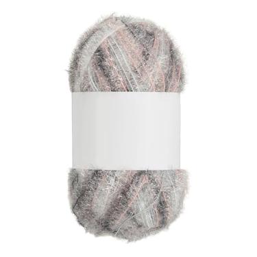 Imagem de PATIKIL Fio Scrubbie de 218 metros, fio de poliéster brilhante Scrubbie fio de coração vermelho brilhante vidro para panos de prato crochê, tricô, artesanato faça você mesmo, tapete, suéter, cachecol