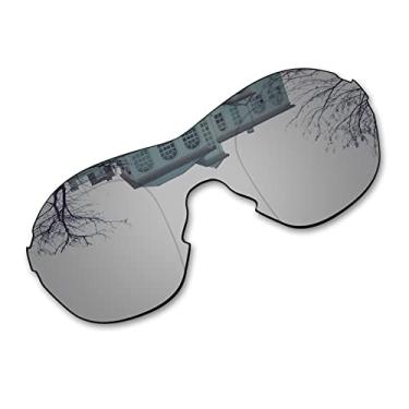 Imagem de Millersawp Lentes de reposição EV Zero Swift Asian Fit OO9410 compatíveis com óculos de sol Oakley - Irídio prata