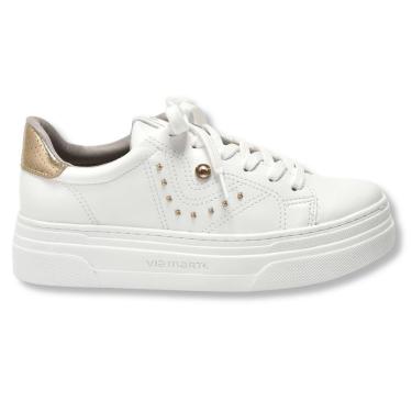 Imagem de Tênis Via Marte 125-001 Feminino Branco-Feminino