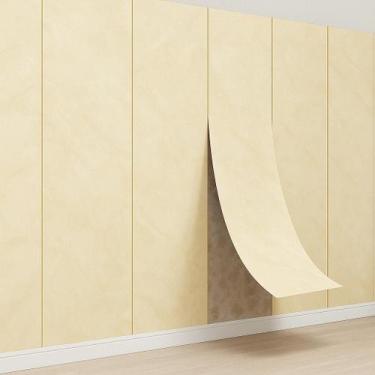 Imagem de 4 Placa Adesiva Mármore Parede 3d Continua Lavável 200x60cm - Tribosho