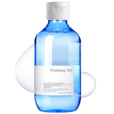 Imagem de PKY Lavagens de limpeza facial de baixo pH (tipo água), removedor de maquiagem, limpador facial com hamamélis e AHA – Cica, extrato de árvore do chá, ingredientes naturais, limpador calmante,