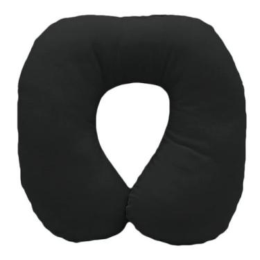Imagem de Almofada de Pescoço para Bebês de 0 ate 2 anos  Happy Line, Preto
