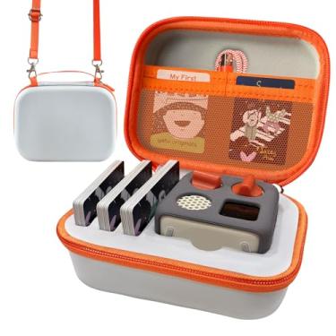 Imagem de Roseliya Capa Compatível Com Yoto Mini Kids Bluetooth Audio Player, Suporte De Viagem Para Alto-Falante Infantil, Toca Histórias, Música, Podcast, Rádio, Cartões (Apenas Bolsa) - (Prata)