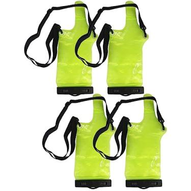 Imagem de Yrhrol Bolsa Impermeável Para Rádio Bidirecional Universal, 4 Peças, Portátil À Prova De Chuva Walkie Talkie Com Alça Ajustável, Compatível Motorola Kenwood Midland Uv-3R Uv-5R Px-888