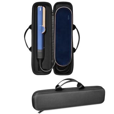 Imagem de Hounyoln Estojo De Transporte Para Alisador Airstrait, Bolsa Viagem Portátil, Dyson, Caixa Rígida Eva
