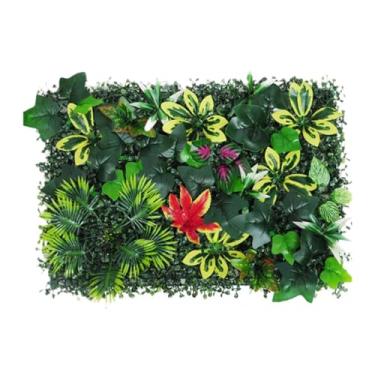 Imagem de Fenteer Painel de Folhagem Artificial para Decoração de Eventos, Estilo F, Tamanho real