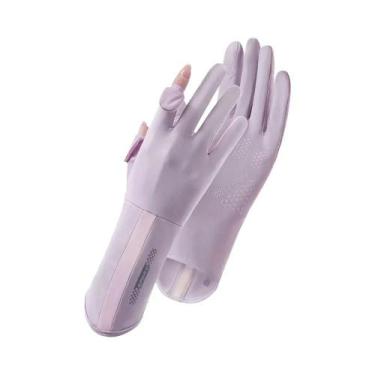 Imagem de Mulheres Verão Primavera Anti-uv Luvas De Proteção Solar Elegante Fino