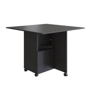 Imagem de Mesa com Tampo Dobrável Berlim B50 Emovell, Preto