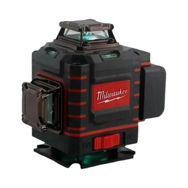 Imagem de Nível Laser 3D 4D Milwaukee Luz Verde 360 graus Ferramenta Profissiona
