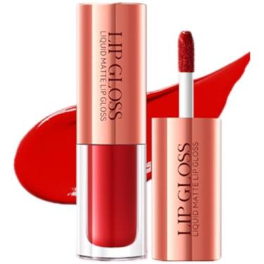 Imagem de SADOER-matte líquido-batom matte-à prova d’água e sem transferência-12 cores-2 g (12#Pimenta Doce com Azedinha)