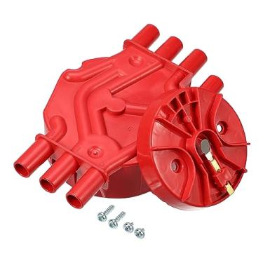 Imagem de uxcell Kit de tampa e rotor de ignição de carro para Chevrolet Blazer para GMC Savana 2500 Safari 4.3L 1996-2005 Nº 10452458/1104050